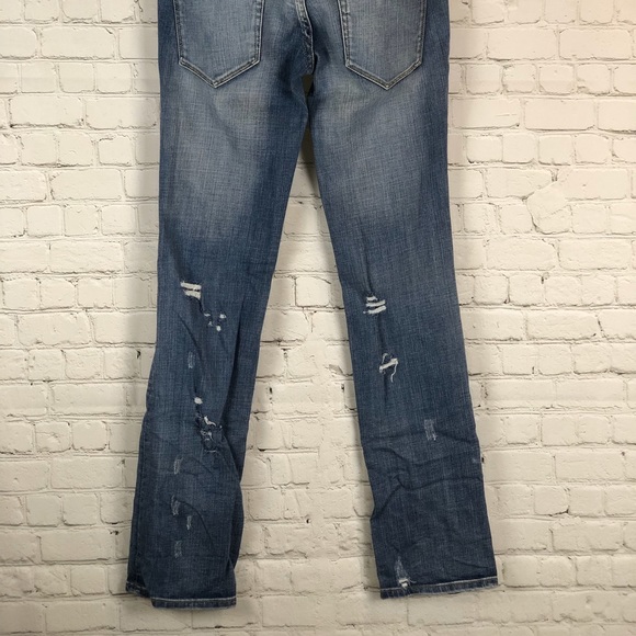 Blank NYC distressed straight leg jeans /EUC - Picture 2 of 8